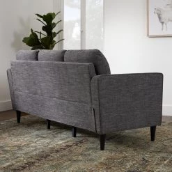 Clara 72.83 in. Charcoal Polyester Upholstered 3-Seater Curved Arm Sofa by Brookside 16 Clara 72.83 in. Charcoal Polyester Upholstered 3-Seater Curved Arm Sofa by Brookside -Cheap sumyeg Store charcoal brookside sofas couches bs0009sof00ch c3 1000