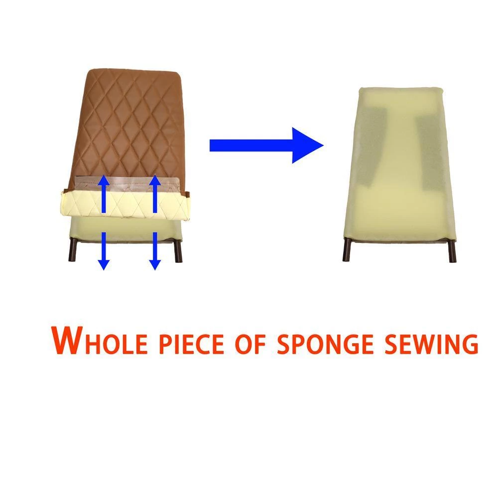 Retro Style Coffee Leather Dining Chair Hotel Accent Chair Arm Chair(Set of 4) by sumyeg 5 Retro Style Coffee Leather Dining Chair Hotel Accent Chair Arm Chair(Set of 4) by sumyeg - Image 4