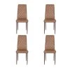 Retro Style Coffee Leather Dining Chair Hotel Accent Chair Arm Chair(Set of 4) by sumyeg 2 Retro Style Coffee Leather Dining Chair Hotel Accent Chair Arm Chair(Set of 4) by sumyeg -Cheap sumyeg Store coffee sumyeg dining chairs su52wsun307 64 1000