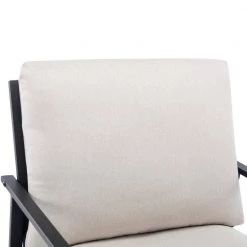 Cream Metal Frame Linen Accent Chair with Thick Padded Backrest and Seat Cushion by Polibi 17 Cream Metal Frame Linen Accent Chair with Thick Padded Backrest and Seat Cushion by Polibi -Cheap sumyeg Store cream polibi accent chairs rs mflacc c 1f 1000