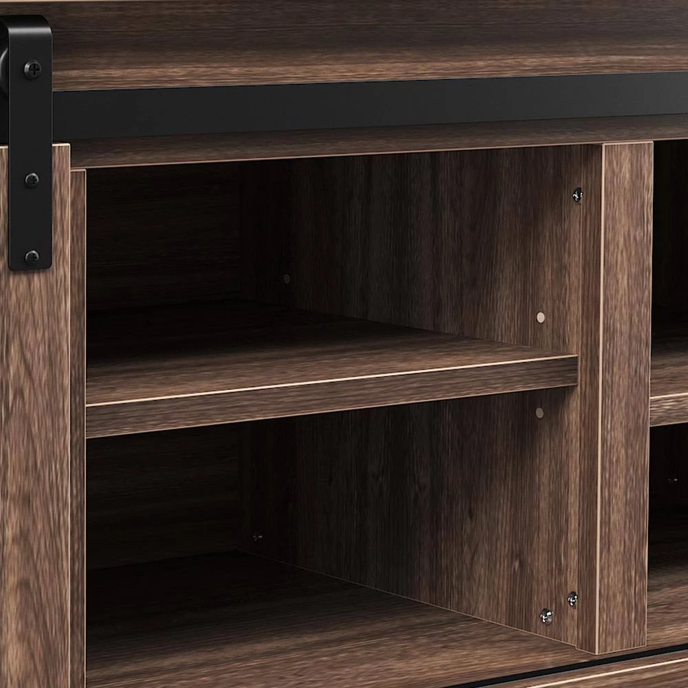 Dark Brown Storage Bench with a Sliding Door and Adjustable Shelf by Polibi 12 Dark Brown Storage Bench with a Sliding Door and Adjustable Shelf by Polibi - Image 10