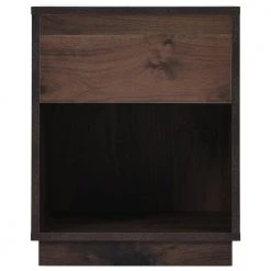 Dark Brown Mid-Century Nightstand End Table Open Storage with One Drawer(15.7"L x 15.3"W x 19.8"H) by Polibi 20 Dark Brown Mid-Century Nightstand End Table Open Storage with One Drawer(15.7"L x 15.3"W x 19.8"H) by Polibi -Cheap sumyeg Store dark brown polibi nightstands rs dbmne fa 1000