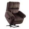 Modern 33.4 in. Dark Brown Power Recline and Li ft. Massage Chair Sofa with Heating by sumyeg 1 Modern 33.4 in. Dark Brown Power Recline and Li ft. Massage Chair Sofa with Heating by sumyeg -Cheap sumyeg Store dark brown sumyeg massage chairs sum zyrl005db 64 1000