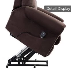 Modern 33.4 in. Dark Brown Power Recline and Li ft. Massage Chair Sofa with Heating by sumyeg 17 Modern 33.4 in. Dark Brown Power Recline and Li ft. Massage Chair Sofa with Heating by sumyeg -Cheap sumyeg Store dark brown sumyeg massage chairs sum zyrl005db fa 1000