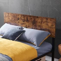 Dark Brown Modern Full Size Metal Platform Bed Frame with Wooden Headboard and Footboard by sumyeg 14 Dark Brown Modern Full Size Metal Platform Bed Frame with Wooden Headboard and Footboard by sumyeg -Cheap sumyeg Store dark brown sumyeg platform beds sy w03015 1f 1000