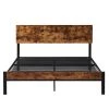 Dark Brown Modern Full Size Metal Platform Bed Frame with Wooden Headboard and Footboard by sumyeg 1 Dark Brown Modern Full Size Metal Platform Bed Frame with Wooden Headboard and Footboard by sumyeg -Cheap sumyeg Store dark brown sumyeg platform beds sy w03015 64 1000