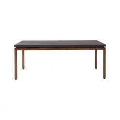 Kyle 47 in. W x 27 in. D x 18 in. H Steel Frame Wood Veneer Coffee Table, Grey Ash by Nyhus