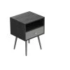 1-Drawer Dark Grey Nightstand 21.5 in. H x 13.7 in. W x 15.7 in. L Side Table Accent Table by sumyeg 1 1-Drawer Dark Grey Nightstand 21.5 in. H x 13.7 in. W x 15.7 in. L Side Table Accent Table by sumyeg -Cheap sumyeg Store dark gray sumyeg nightstands sy jt5457 8 64 1000