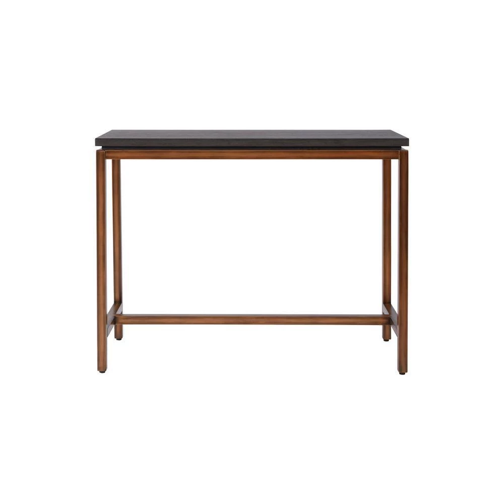 Kyle 39 in. W x 16 in. D x 30 in. H Steel Frame Wood Veneer Entryway Console Table, Grey Ash by Nyhus 3 Kyle 39 in. W x 16 in. D x 30 in. H Steel Frame Wood Veneer Entryway Console Table, Grey Ash by Nyhus - Image 2