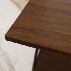 Eliza 22 in. Dark Oak Rectangle Metal and Wood Coffee Table with Storage Shelf by Brookside 18 Eliza 22 in. Dark Oak Rectangle Metal and Wood Coffee Table with Storage Shelf by Brookside -Cheap sumyeg Store dark oak brookside coffee tables bs0001cft00br fa 1000