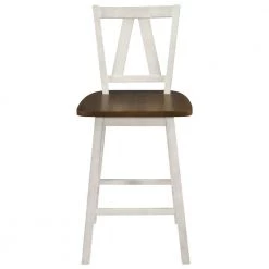 Distressed White Farmhouse Counter Height Dining Chair(Set of 2) by Polibi 18 Distressed White Farmhouse Counter Height Dining Chair(Set of 2) by Polibi -Cheap sumyeg Store distressed white polibi dining chairs rs dwfchdc 1f 1000