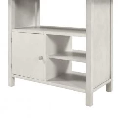 42.20 in. Rectangle Distressed White Farmhouse Wood Top Dining Table with Storage Cabinet and Shelves by Polibi 20 42.20 in. Rectangle Distressed White Farmhouse Wood Top Dining Table with Storage Cabinet and Shelves by Polibi -Cheap sumyeg Store distressed white polibi kitchen dining tables rs 422rdfwdt 44 1000