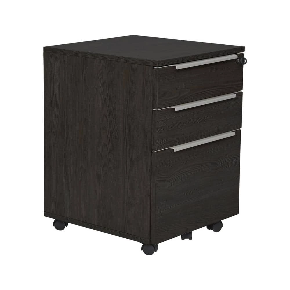 Oslo 3-Drawer Espresso Mobile Vertical Filing Cabinet by Nyhus 3 Oslo 3-Drawer Espresso Mobile Vertical Filing Cabinet by Nyhus