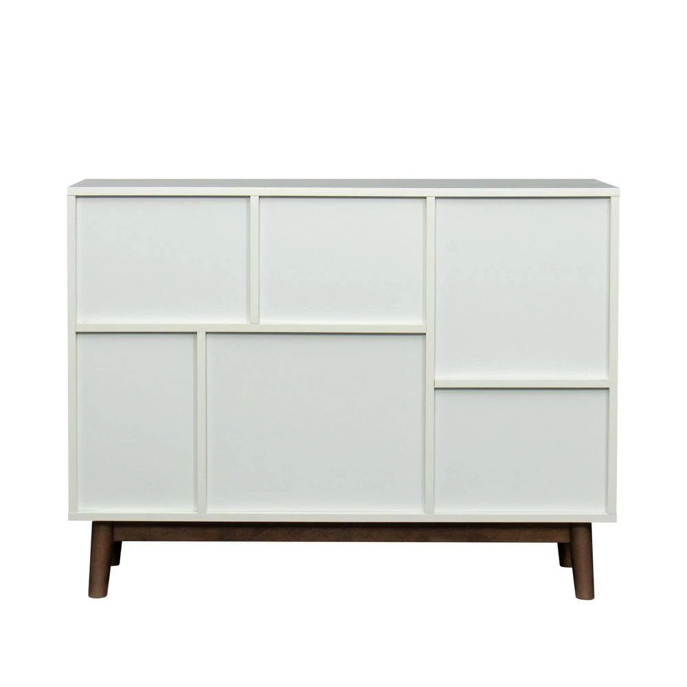 Espresso Modern Multi-Purpose Storage Cabinet Buffet Kitchen Sideboard TV Cabinet with Display Shelves and Doors by sumyeg 7 Espresso Modern Multi-Purpose Storage Cabinet Buffet Kitchen Sideboard TV Cabinet with Display Shelves and Doors by sumyeg - Image 5