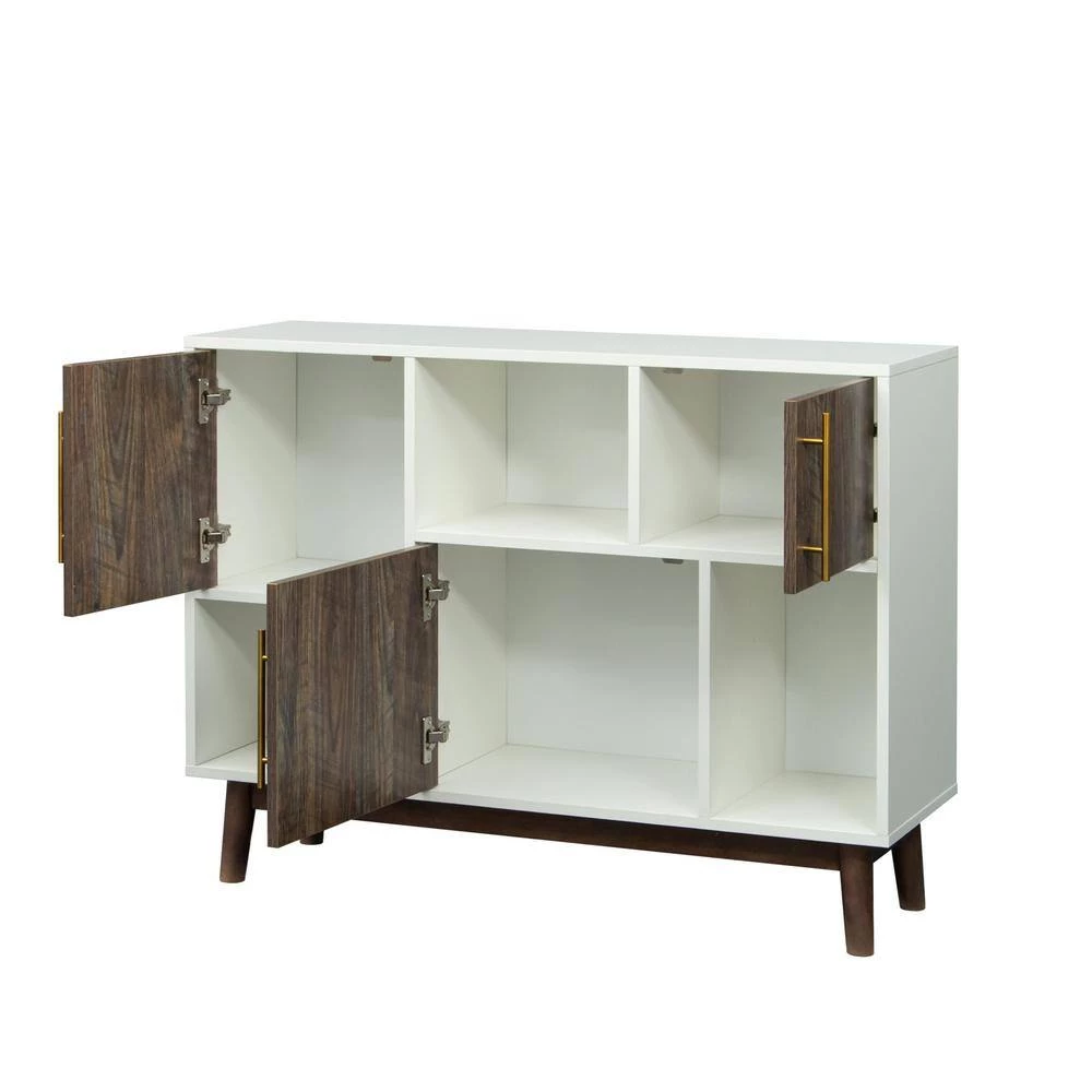 Espresso Modern Multi-Purpose Storage Cabinet Buffet Kitchen Sideboard TV Cabinet with Display Shelves and Doors by sumyeg 8 Espresso Modern Multi-Purpose Storage Cabinet Buffet Kitchen Sideboard TV Cabinet with Display Shelves and Doors by sumyeg - Image 6