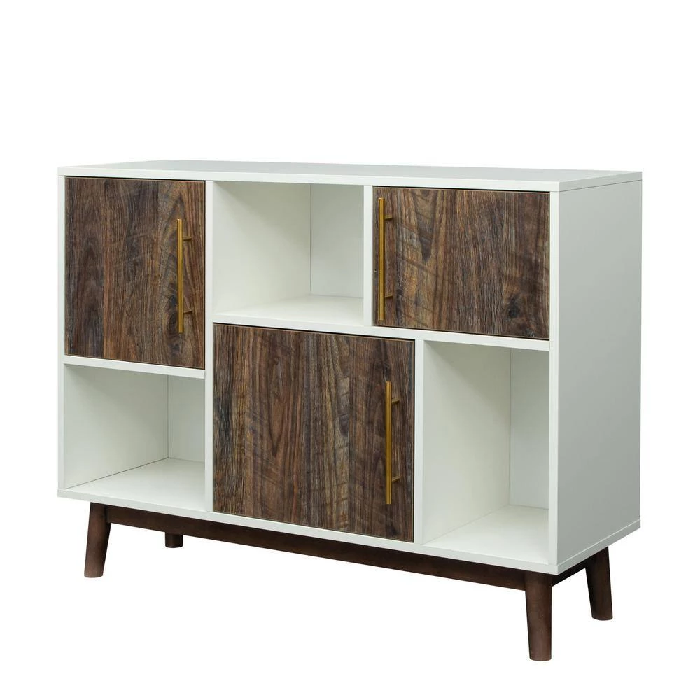 Espresso Modern Multi-Purpose Storage Cabinet Buffet Kitchen Sideboard TV Cabinet with Display Shelves and Doors by sumyeg 13 Espresso Modern Multi-Purpose Storage Cabinet Buffet Kitchen Sideboard TV Cabinet with Display Shelves and Doors by sumyeg - Image 11