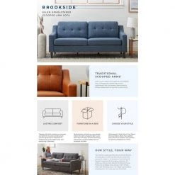 Ellen 75.5 in. Brown Camel Slope Arm Faux Leather Upholstered Straight 3-Seater Sofa by Brookside 19 Ellen 75.5 in. Brown Camel Slope Arm Faux Leather Upholstered Straight 3-Seater Sofa by Brookside -Cheap sumyeg Store faux camel brookside sofas couches bs0008sof00fc 66 1000