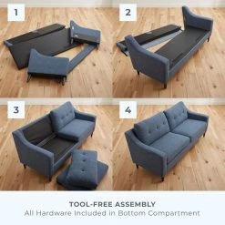 Ellen 75.5 in. Brown Camel Slope Arm Faux Leather Upholstered Straight 3-Seater Sofa by Brookside 20 Ellen 75.5 in. Brown Camel Slope Arm Faux Leather Upholstered Straight 3-Seater Sofa by Brookside -Cheap sumyeg Store faux camel brookside sofas couches bs0008sof00fc 77 1000