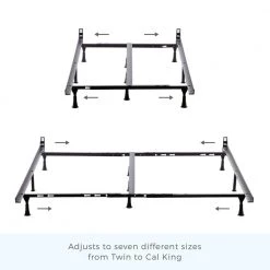 Universal Adjustable Metal Bed Frame with Center Support - Glides by Brookside 15 Universal Adjustable Metal Bed Frame with Center Support - Glides by Brookside -Cheap sumyeg Store glides brookside adjustable beds bs6633gl 77 1000