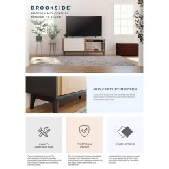 Madison 58 in. Gray and White Mid Century Modern TV Stand Fits TV's up to 65 in. with Sliding Doors by Brookside 14 Madison 58 in. Gray and White Mid Century Modern TV Stand Fits TV's up to 65 in. with Sliding Doors by Brookside -Cheap sumyeg Store gray and white brookside tv stands bs0001mdc58gr 66 1000