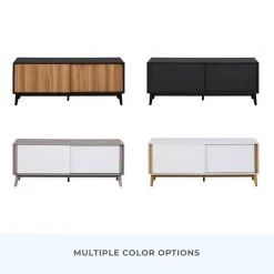 Madison 58 in. Gray and White Mid Century Modern TV Stand Fits TV's up to 65 in. with Sliding Doors by Brookside 21 Madison 58 in. Gray and White Mid Century Modern TV Stand Fits TV's up to 65 in. with Sliding Doors by Brookside -Cheap sumyeg Store gray and white brookside tv stands bs0001mdc58gr 76 1000