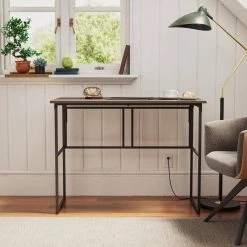 Delia 39.4 in. Rectangular Gray Metal Computer Desk with Folding Legs by Brookside 21 Delia 39.4 in. Rectangular Gray Metal Computer Desk with Folding Legs by Brookside -Cheap sumyeg Store gray brookside computer desks bs0002dsk39gr 31 1000