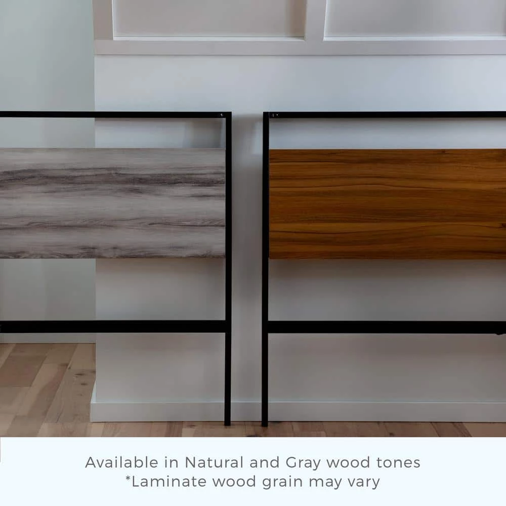 Nora Gray King Metal and Wood Platform Bed Frame by Brookside 8 Nora Gray King Metal and Wood Platform Bed Frame by Brookside - Image 6