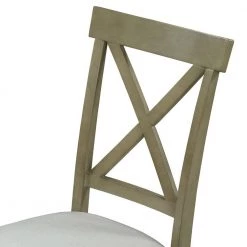 4 Pieces Gray Green Farmhouse Rustic Wood Dining Table Set with 2 Cross Back Chairs and Bench by Polibi 22 4 Pieces Gray Green Farmhouse Rustic Wood Dining Table Set with 2 Cross Back Chairs and Bench by Polibi -Cheap sumyeg Store gray green polibi dining room sets cb 4pfrdt gg 76 1000