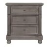 Gray Retro Style Nightstand with 3 Drawers 27.56 in. W x 15.7 in. D x 29.9 in. H by Polibi 2 Gray Retro Style Nightstand with 3 Drawers 27.56 in. W x 15.7 in. D x 29.9 in. H by Polibi -Cheap sumyeg Store gray polibi nightstands rs rsn3d g 64 1000