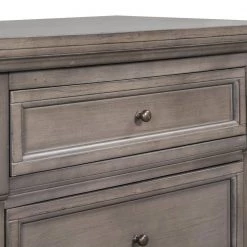 Gray Retro Style Nightstand with 3 Drawers 27.56 in. W x 15.7 in. D x 29.9 in. H by Polibi 20 Gray Retro Style Nightstand with 3 Drawers 27.56 in. W x 15.7 in. D x 29.9 in. H by Polibi -Cheap sumyeg Store gray polibi nightstands rs rsn3d g fa 1000