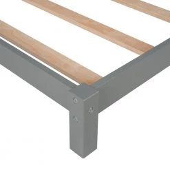 42.30 in. W Twin Size Wood Platform Bed in Gray with House-shaped Headboard by Polibi 19 42.30 in. W Twin Size Wood Platform Bed in Gray with House-shaped Headboard by Polibi -Cheap sumyeg Store gray polibi platform beds rs twpbhh gy 44 1000