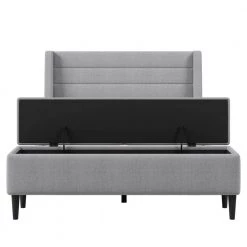 67.00 in. W Gray Upholstered Queen Bed Frame with Headboard and Storage Ottoman Bench by Polibi 17 67.00 in. W Gray Upholstered Queen Bed Frame with Headboard and Storage Ottoman Bench by Polibi -Cheap sumyeg Store gray polibi platform beds rs uqbfho g 4f 1000