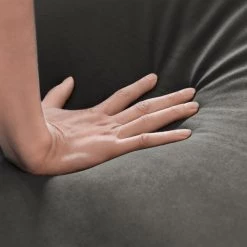 63 in. W Rolled Arm Velvet Classic Chesterfield Loveseat Straight Deep Button Tufted Sofa in Gray with 2-Pillows by Polibi -Cheap sumyeg Store gray polibi sofas couches cb graccs to 4f 1000