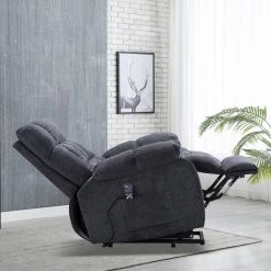 Classic 38.2 in. Gray Power Recline and Lift Massage Chair Sofa with Heating by sumyeg 19 Classic 38.2 in. Gray Power Recline and Lift Massage Chair Sofa with Heating by sumyeg -Cheap sumyeg Store gray sumyeg massage chairs sum zyrl003gy 31 1000