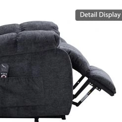 Classic 38.2 in. Gray Power Recline and Lift Massage Chair Sofa with Heating by sumyeg 16 Classic 38.2 in. Gray Power Recline and Lift Massage Chair Sofa with Heating by sumyeg -Cheap sumyeg Store gray sumyeg massage chairs sum zyrl003gy 44 1000