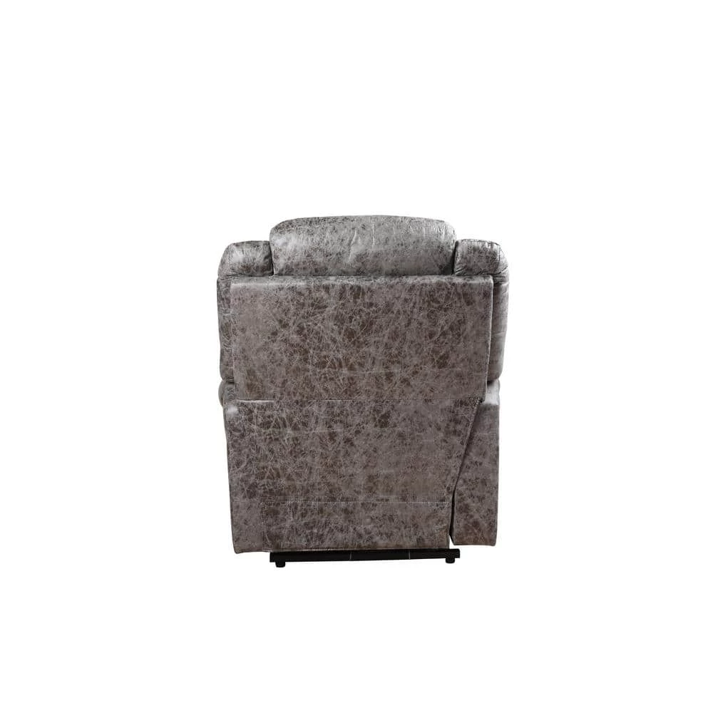 37.4 in. W Gray Power Lift Assist Recliner Massage Recliner with Side Pockets by sumyeg 7 37.4 in. W Gray Power Lift Assist Recliner Massage Recliner with Side Pockets by sumyeg - Image 5