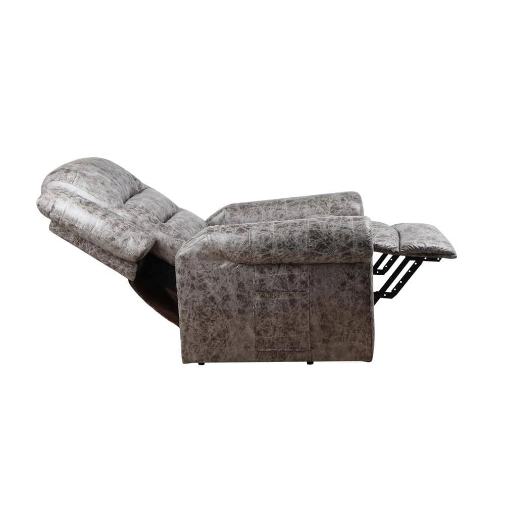 37.4 in. W Gray Power Lift Assist Recliner Massage Recliner with Side Pockets by sumyeg 6 37.4 in. W Gray Power Lift Assist Recliner Massage Recliner with Side Pockets by sumyeg - Image 4