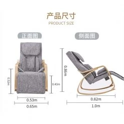 Gray Functional Linen Massage Chair Rocking Chair Lounge Chair With Cotton Fabric Cushion by sumyeg 13 Gray Functional Linen Massage Chair Rocking Chair Lounge Chair With Cotton Fabric Cushion by sumyeg -Cheap sumyeg Store gray sumyeg rockers gliders ottomans sy w03024 44 1000