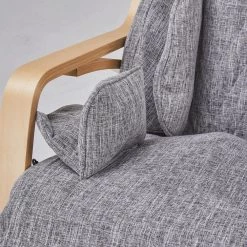 Gray Functional Linen Massage Chair Rocking Chair Lounge Chair With Cotton Fabric Cushion by sumyeg 10 Gray Functional Linen Massage Chair Rocking Chair Lounge Chair With Cotton Fabric Cushion by sumyeg -Cheap sumyeg Store gray sumyeg rockers gliders ottomans sy w03024 c3 1000