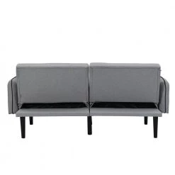 Gray 35 in. Linen Folding Ottoman 2-Seater Convertible Twin Sleeper Sofa Bed with Stereo by sumyeg 22 Gray 35 in. Linen Folding Ottoman 2-Seater Convertible Twin Sleeper Sofa Bed with Stereo by sumyeg -Cheap sumyeg Store gray sumyeg sofa beds sy w03032 77 1000