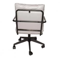 Gray Leather 360° Swivel Upholstered Office Chair Task Chair With Rollers by sumyeg 13 Gray Leather 360° Swivel Upholstered Office Chair Task Chair With Rollers by sumyeg -Cheap sumyeg Store gray sumyeg task chairs su52wsun297 4f 1000