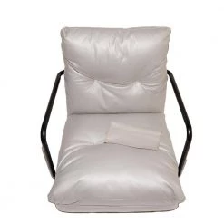 Gray Leather 360° Swivel Upholstered Office Chair Task Chair With Rollers by sumyeg 12 Gray Leather 360° Swivel Upholstered Office Chair Task Chair With Rollers by sumyeg -Cheap sumyeg Store gray sumyeg task chairs su52wsun297 c3 1000