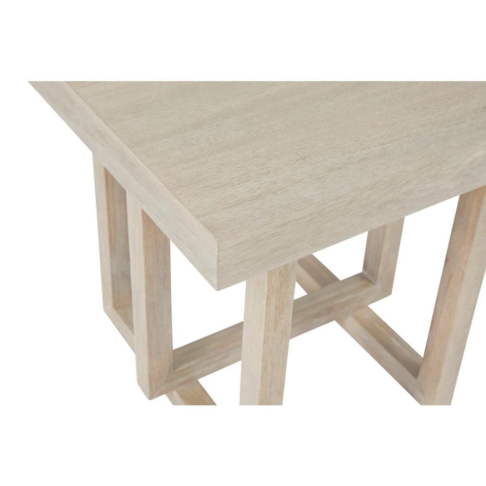 Barley 24 in. W x 24 in. D x 20 in. H Modern Style Wood End Table, Whitewash by Nyhus 5 Barley 24 in. W x 24 in. D x 20 in. H Modern Style Wood End Table, Whitewash by Nyhus - Image 3