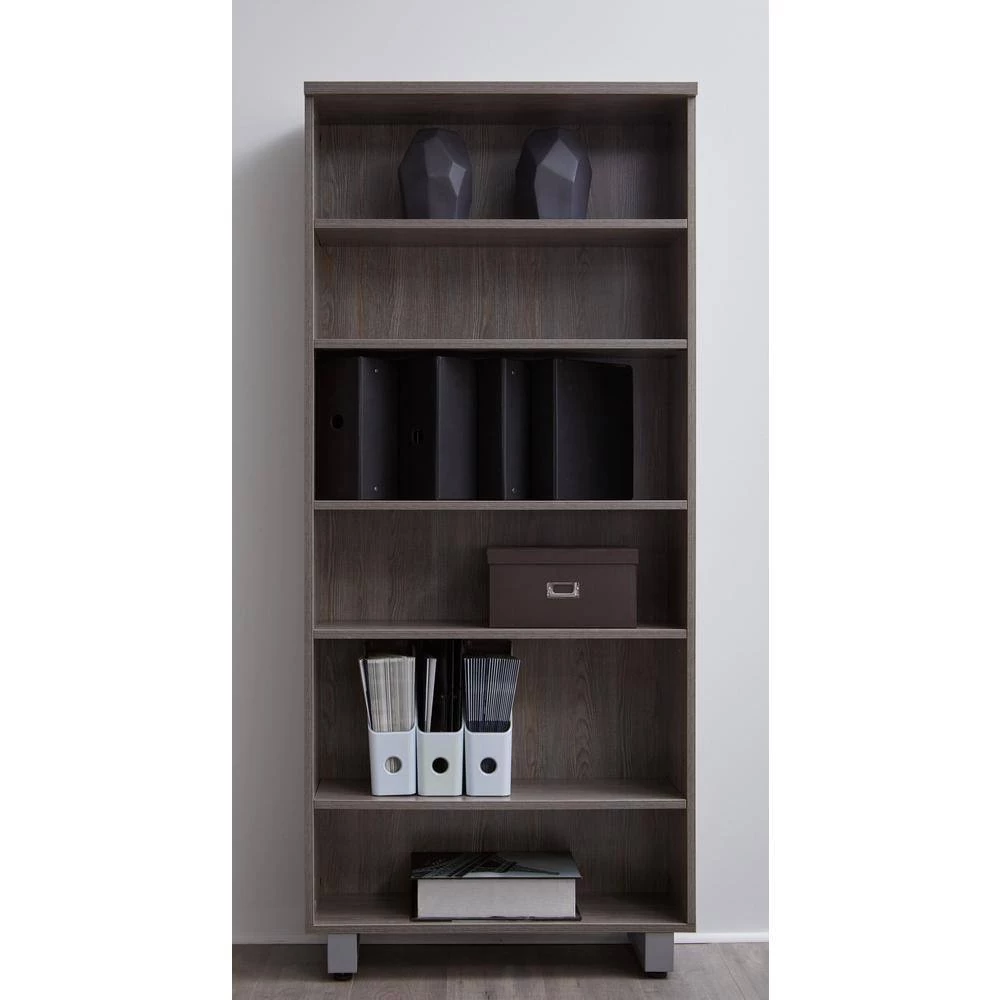 Oslo 72'' Grey Bookcase by Nyhus 5 Oslo 72'' Grey Bookcase by Nyhus - Image 3