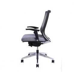 Home Office Mesh Medium Back Ergonomic Executive Chair with Adjustable Arms, Grey by Nyhus -Cheap sumyeg Store grey nyhus executive chairs hd 79000905401 31 1000