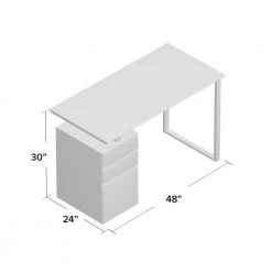 Albin 48 in. Grey Reversible Writing Desk with Drawer by Nyhus 11 Albin 48 in. Grey Reversible Writing Desk with Drawer by Nyhus -Cheap sumyeg Store grey nyhus writing desks hd 56830000220 31 1000