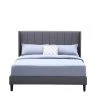 Modern Grey Wood Queen Platform Bed Frame Set Bed Base with Beds Headboard and Wings and Slats by sumyeg 1 Modern Grey Wood Queen Platform Bed Frame Set Bed Base with Beds Headboard and Wings and Slats by sumyeg -Cheap sumyeg Store grey sumyeg platform beds sy 22jtfw 64 1000