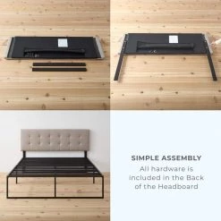 Kaylee Adjustable Ivory Queen Upholstered Low Profile Headboard with Square Tufting by Brookside 19 Kaylee Adjustable Ivory Queen Upholstered Low Profile Headboard with Square Tufting by Brookside -Cheap sumyeg Store ivory brookside headboards bsqqrspe21hb 1f 1000