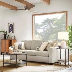 Shay 83 in. Light Brown Polyester Upholstered 3-Seater Track Arm Sofa with Square Arms by Brookside 23 Shay 83 in. Light Brown Polyester Upholstered 3-Seater Track Arm Sofa with Square Arms by Brookside -Cheap sumyeg Store light brown sofa brookside loveseats bs0001sof00lb 77 1000