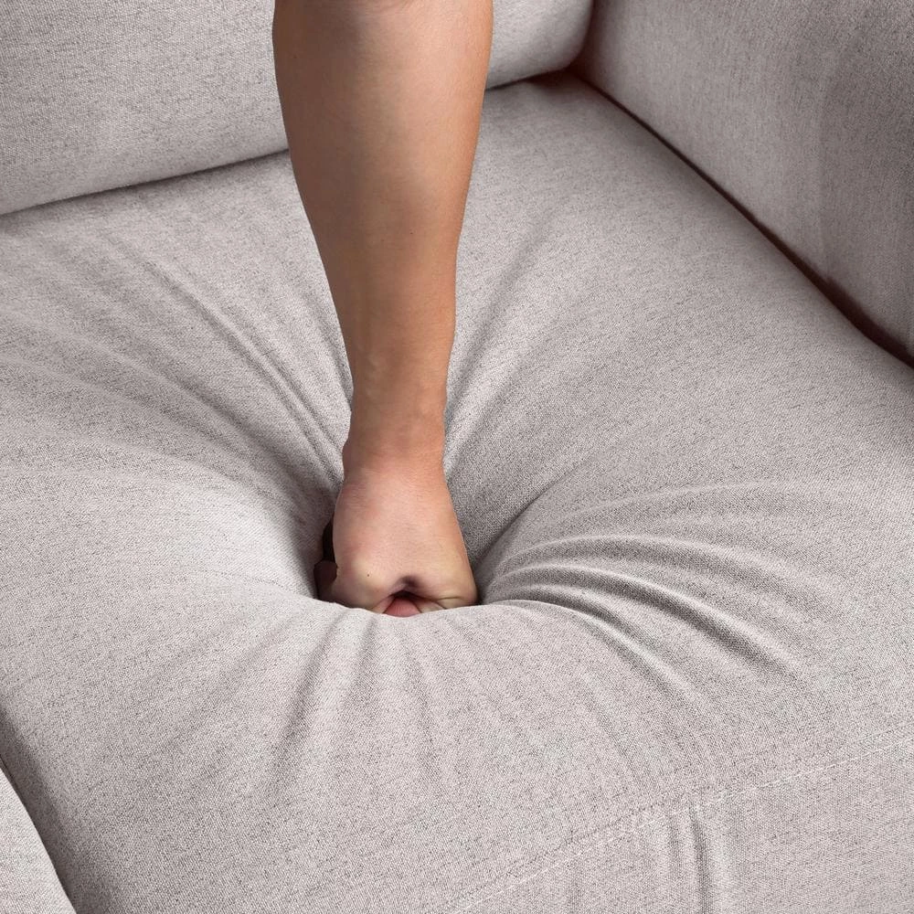 79.90 in. W Square Arm Linen Upholstered 3-Seat Straight Sofa in Light Gray by Polibi 13 79.90 in. W Square Arm Linen Upholstered 3-Seat Straight Sofa in Light Gray by Polibi - Image 11